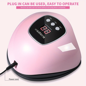 ¡Nueva lámpara LED para uñas, secador de gel con temporizador automático y sensor rápido, luz dual 24 fuentes, equipo para manicura y pedicura, herramienta profesional para salones de uñas!