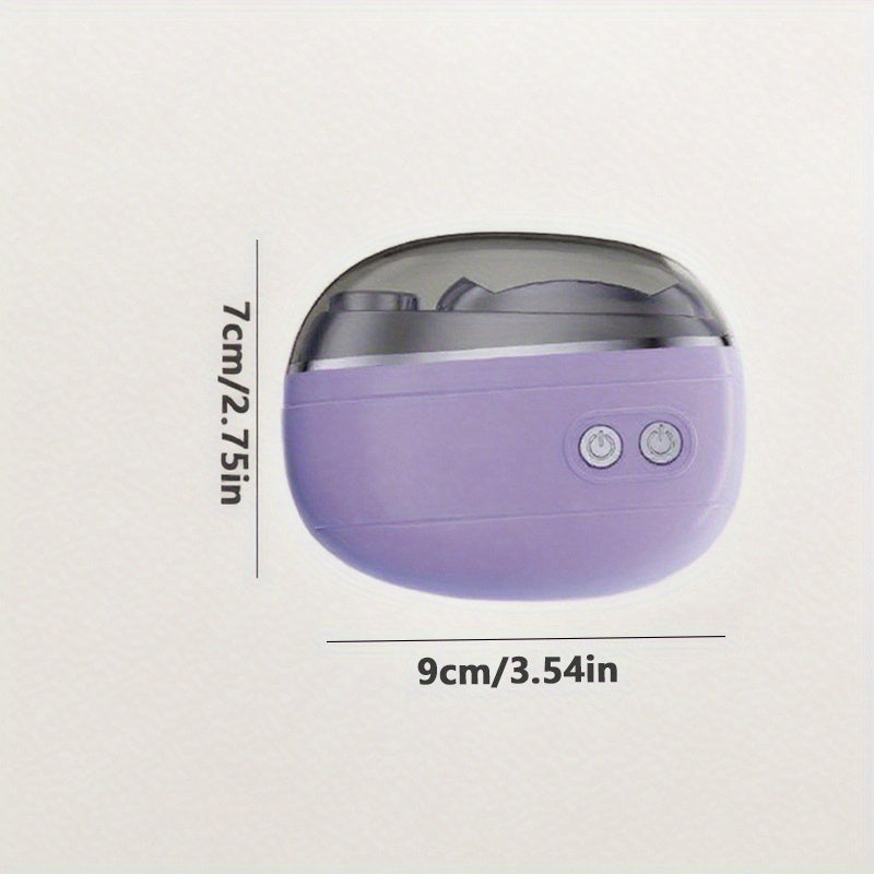Maquinilla de Uñas Eléctrica Automática - Activación con Un Toque, Pulidora y Amoladora USB con Batería de Litio, para Hogar y Salón - Herramienta Profesional de Manicura y Pedicura, Regalo Ideal para San Valentín (Morado/Lavanda), Suministros para Técni