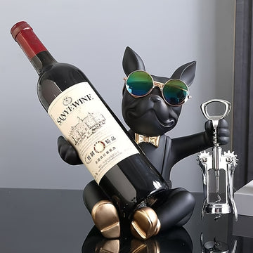 1 pieza, Decoración Moderna de Estante para Vino Tinto Francés, Decoración de Gabinete de Vino de Lujo Ligero para Sala de Estar Creativa, Pieza, Perfecta para Acción de Gracias