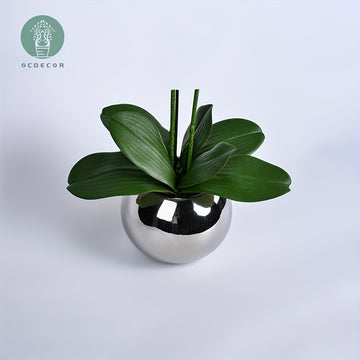 1 Pieza, Orquídea De Imitación, Planta En Maceta, Adorno De Flores En Maceta, Planta Decorativa De Flores, Accesorios Para Fotos, Decoración Al Aire Libre, Decoración Del Hogar, Regalos Para El Día De La Madre, Regalos De Cumpleaños