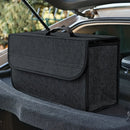 Caja de almacenamiento para maletero de coche, caja de almacenamiento portátil para interior de coche, caja de almacenamiento plegable de tela de lana, contenedor de almacenamiento y organización para vehículos, adecuado para SUV, camiones, furgonetas y