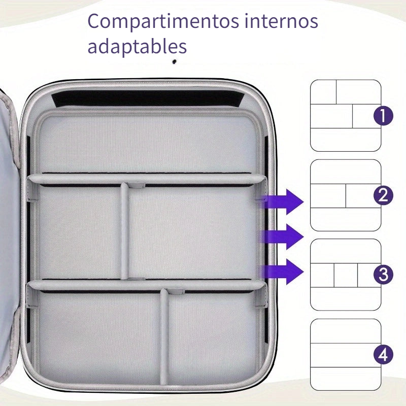 Estuche de mezclador de audio (Interior 15.5"x 13"x 6") Bolsa protectora de mezclador de DJ con relleno de 10mm, Bolsa de equipo de grabación de gran capacidad suave con almacenamiento ajustable para cables, equipos de podcast y micrófonos, regalo de San