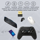 Adaptador sin varillas USB 5.4, Doble Banda Rápida, Plug & Play para Windows 11/10/8.1/7, Compatible con USB-C/Laptops/Auriculares/Tarjetas de Teclado/Ratones/Altavoces, Router Wi-Fi/Red, Sin Necesidad de Fuente Externa, Conexión Segura, Diseño Elegante,