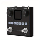 Procesador de Efectos Eléctricos Portátil para Guitarra FF Bonfires - Recargable por USB, 80 Presets, 6 Módulos de Efecto (Puerta de Ruido, Boost, Compresor, Preamplificador, EQ, Retardos y Reverberaciones), Diseño Compacto para Fácil Control con el Pie