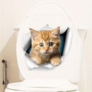 Adhesivo Para Tapa De Inodoro Con Lindo Patrón De Gato, Pegatina Autoadhesiva Para Tanque De Inodoro, Pegatina Decorativa Creativa Para Cubierta De Inodoro, Accesorios De Baño, Decoración Para El Hogar