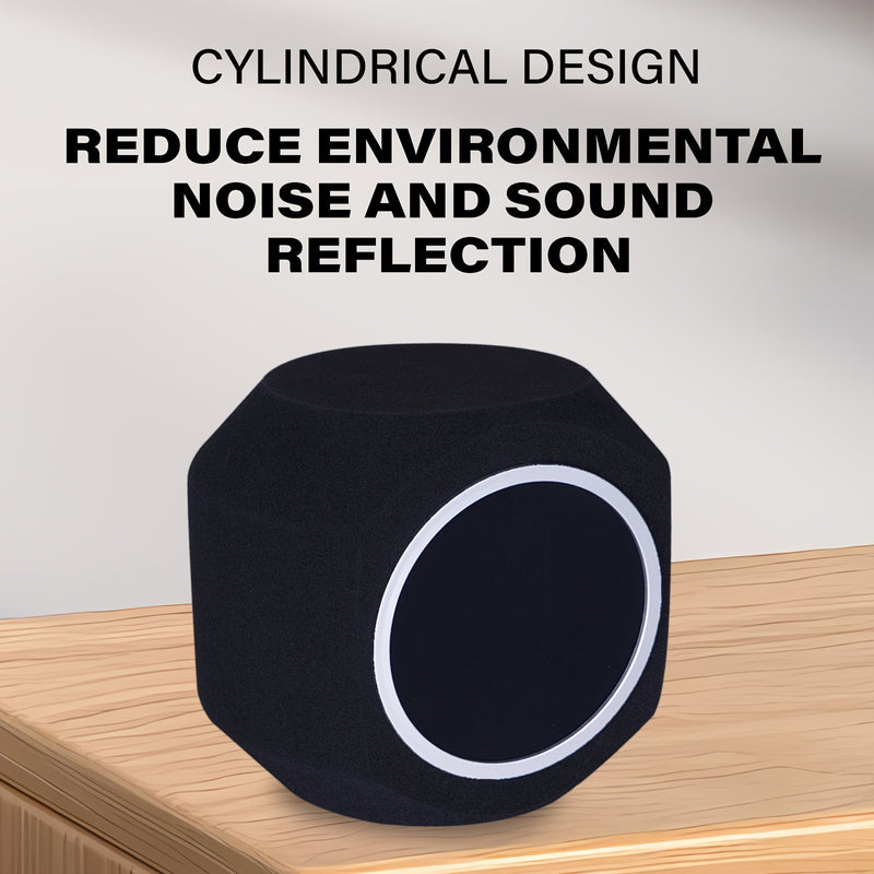 Protección Antiviento de Micrófono de Calidad de Estudio Pure Vocals con Filtro Pop - Bola de Aislamiento Acústico para Reducción de Ruido, Diseño de Espuma Absorbente de Sonido