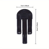 10 piezas de Clips para Bolsas de Basura de Plástico - Abrazaderas Resistentes para Cubos de Basura con Sujeción Segura para Cocina, Baño, Oficina - Evita Derrames y Desorden, Fácil de Usar, Herramienta de Prevención de Derrames | Clip Versátil | Mecanis