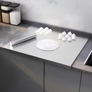 Tablero de corte de acero inoxidable con borde, tablero de hornear de alta resistencia para carnes, verduras y pan, fácil de limpiar.