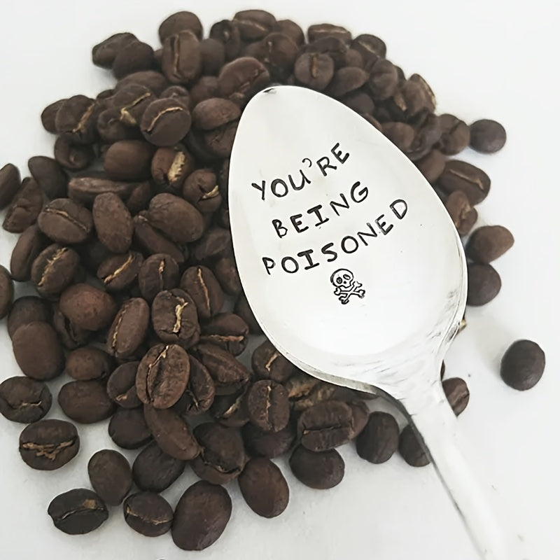 1 pza. Cuchara estampada a mano, Cuchara de té Eres increíble, Cubiertos estampados, Para una idea de regalo única para el día de San Valentín Accesorios de cocina