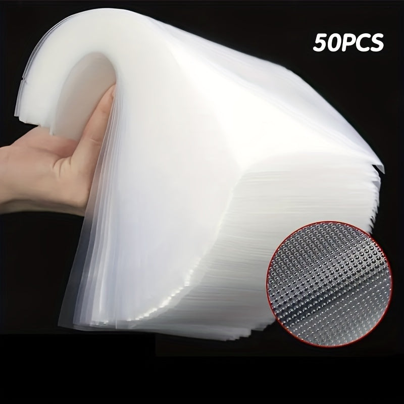 50 unids/lote bolsas de vacío para alimentos, bolsas selladoras al vacío, bolsas de envasado al vacío para máquina selladora al vacío, bolsas de almacenamiento selladoras al vacío herramienta de cocina preservación de alimentos frescos - Accesorios de su