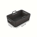 Revestimientos de Silicona para Freidora de Aire Ninja Dual Dz401 Dualzone, Revestimientos de Silicona Reutilizables para Freidora de Aire, Accesorios para Cesta de Freidora de Aire Antiadherentes, Bandeja de Repuesto para Hornear