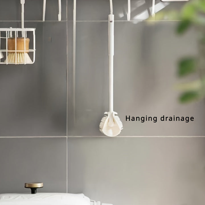 Cepillo para botellas, cepillo para limpiar botellas con mango largo, adecuado para limpiar recipientes de boca estrecha, botellas deportivas de vacío, vasos, frascos y cristalería.