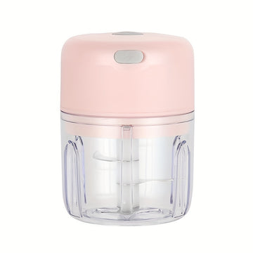 250ml Mini Picadora de Ajo y Carne Recargable, Duradera y Resistente, Ideal para Triturar Ajo, Pimientos, Cebollas, Carne Picada, Nueces ¡y mucho más!