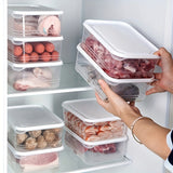 12 Piezas de Bento Box 1200ml, Material PP, Recipiente Hermético Reutilizable para Alimentos Multiusos - Carne, Frutas, Verduras, Organizador de Cocina y Despensa, Apto para Microondas, Contenedores para Viaje y Conservación Fresca