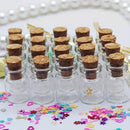 50/100pcs por Bolsa Mini Botella de Vidrio DIY Exquisita Tapón de Corcho Deseos de Deriva Tarro Lindo Botella Pequeña 1ml 13*18mm