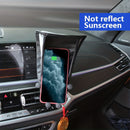 Soporte Plegable para Teléfono de Coche - Montaje en Ventilación y Visera de Nylon No Reflectante, Compatible con Todos los Vehículos, Protector de Pantalla Navegación Manos Libres, Fácil Instalación (No Impermeable), Accesorio para Vehículo, Diseño Mini