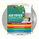 Set Completo de Guía para Freidora de Aire y Olla a Presión - Incluye Tabla de Tiempos de Cocina, Recetas, Imanes y Herramienta de Conversión de Cocina