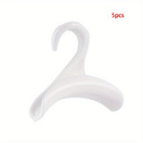 5 Piezas de Colgador Arqueado con Ganchos para Bolsas, Sombreros y Accesorios - Organizador de Armario
