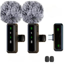 Micrófono inalámbrico con cable K3 (J81) USB, recargable con batería de polímero, con enchufe de 2,5 mm y indicador LED para conferencias de video, podcasting y grabación de voz. Disponible en negro, ideal para cantantes, podcasters y grabación de voz. D