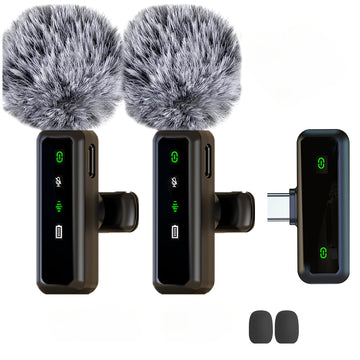 Micrófono inalámbrico con cable K3 (J81) USB, recargable con batería de polímero, con enchufe de 2,5 mm y indicador LED para conferencias de video, podcasting y grabación de voz. Disponible en negro, ideal para cantantes, podcasters y grabación de voz. D