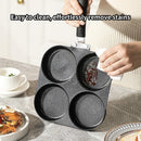 GUANHUANG 1pc Sartén Antiadherente de Hierro Fundido para Huevos, Panqueques y Hamburguesas para Estufas de Gas y Eléctricas, Diseño Multiestufa, Herramienta de Cocina Ideal para el Desayuno, Estilo Moderno Elegante, Sartenes para Cocinar