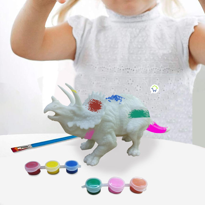 Juguete De Dinosaurio Para Pintar Didáctico QL- 303