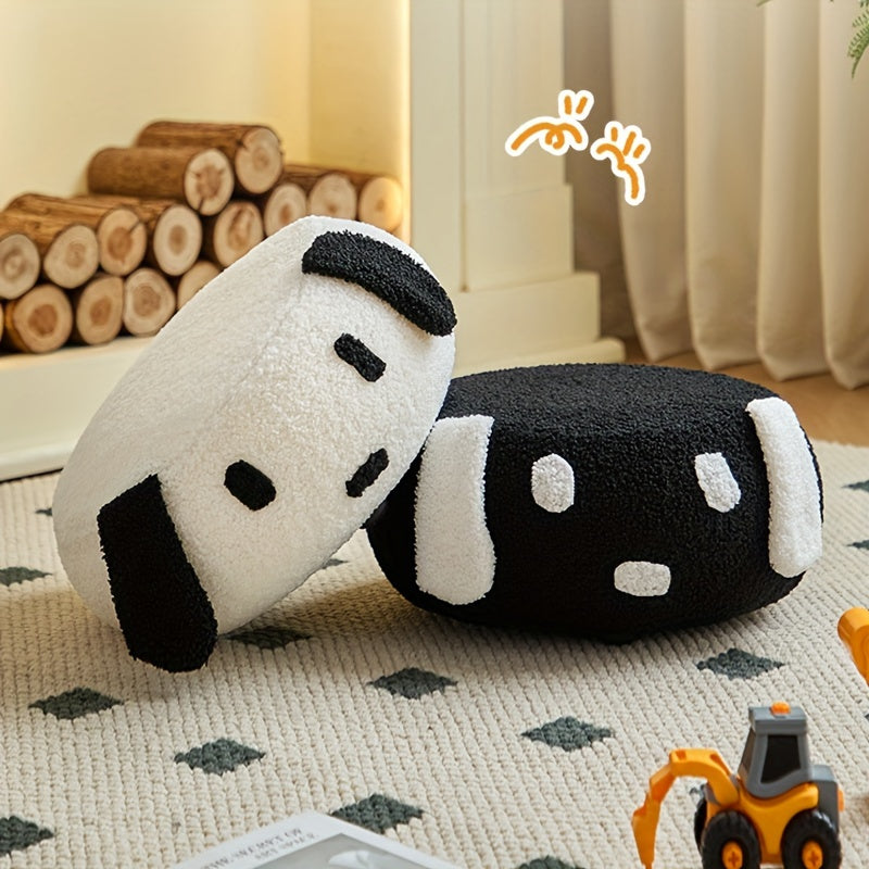 Taburete Bajo con Temática de Animales Adorable - Perfecto para Habitaciones de Niños y Espacios de Estar, Diseño Moderno de Dibujos Animados con Cojín de Espuma Viscoelástica, Ideal para Cambiar Zapatos