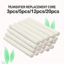 Núcleos de Repuesto para Humidificador Xpxhaous - 3/5/12/20 piezas, Diseño de Hisopo Ajustable al Tamaño Perfecto, Forma Cilíndrica Blanca con Textura Acanalada, Ideal para Humidificadores y Purificadores de Aire