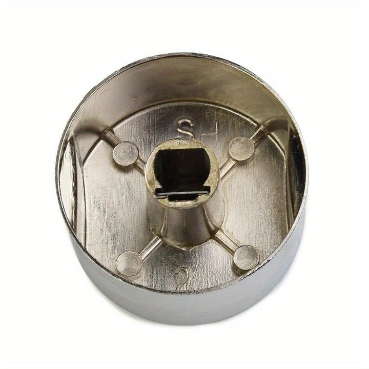 5 piezas de interruptor rotativo S, mango de estufa de gas, botón circular, estufa de cocina de aleación de zinc, horno, estufa eléctrica, interruptor rotativo, accesorios de cocina, adecuado para estufas de cocina; horno y estufa eléctrica.