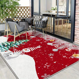 Alfombra de Lujo Seven Deer para Exterior/Interior - Alfombrilla Antideslizante Lavable a Máquina 853gsm, Ideal para Patio, Sala o Camping (Más de 1.8m) - Fácil Limpieza, Textura Suave y Diseño Geométrico, Decoración Versátil para el Hogar