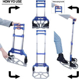 Carretilla plegable de aluminio