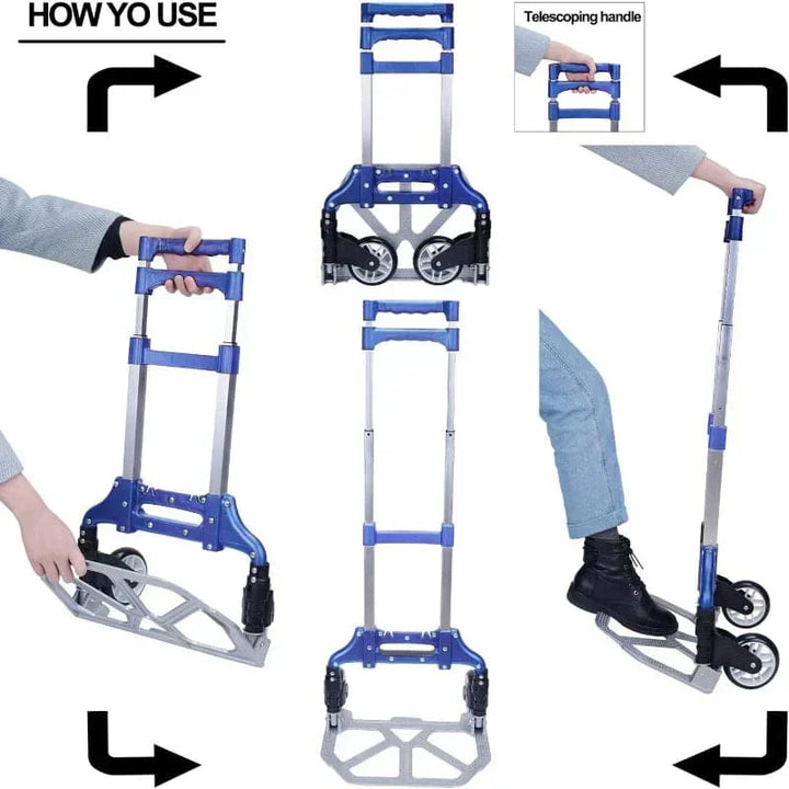 Carretilla plegable de aluminio