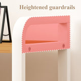 1pc Estantería Ajustable de Doble Capa Negra con Tablero de Nuez de Luz Artificial, Madera Dura Artificial, Almacenamiento de Múltiples Capas para Hogar, Cocina, Escritorio, Comedor, Sala de Estar, Oficina, Dormitorio - Requiere Ensamblaje