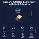 Tarjeta de Red Inalámbrica USB WIFI6 Dual-Band 2.4G/5G con Antena Integrada de Ganancia 2dBi, Compatible con Windows 7/10/11, Receptor WiFi y Transmisión AP Hotspot