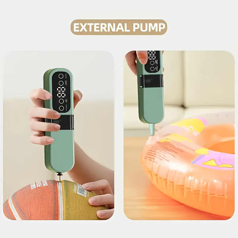 Selladora inalámbrica portátil con función de sellado para snacks, sellador automático multifuncional recargable por USB, succión y inflación externa para conservación a largo plazo. Diseño compacto fácil de usar, ideal para almacenar bocadillos, carne,