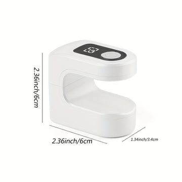 Lámpara de uñas portátil mini, luz de uñas LED recargable por USB - Rápida con pantalla digital, lámpara de esmalte de gel, adecuada para uso en casa y salón, endurecimiento de uñas de gel