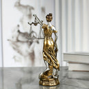 Estatua de Justicia de Resina: Decoración para el Hogar de Fairness y Equilibrio - Adecuada para Uso en Interiores y Exteriores - Regalo para Navidad, Día de la Independencia y Día de la Libertad - Marca KalyZ@rts