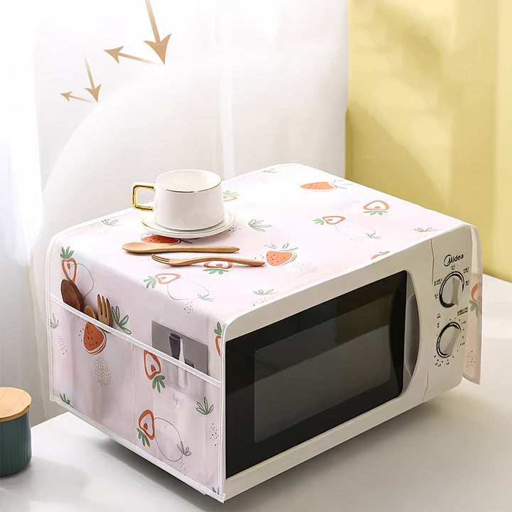 1 pieza, cubierta de microondas simple para horno doméstico, cubierta de artículos de hogar