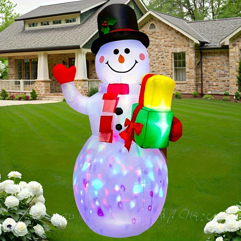 Muñeco de Nieve Inflable Navideño de 152.4 cm