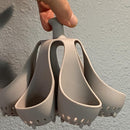 Vaporera de Silicona para 6 Huevos, Poacher Resistente a Altas Temperaturas con Drenaje y Asa, Herramienta de Cocina Flexible Lavable, Soporte para Hacer Huevos en la Cocina, Estante de Silicona Independiente | Utensilio Moderno de Cocina | Sujeta Huevos