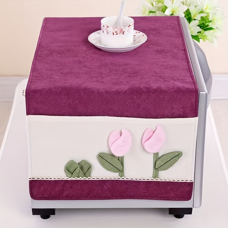 Fundas Protectora Antipolvo para Horno y Microondas Universal, Tela Engrosada 35*100cm