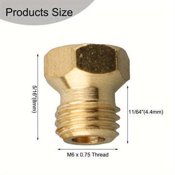 Kit de Boquillas para Estufa de Gas de 5 Piezas - Compatible con la Mayoría de Cocinas de 5 Quemadores, Incluye Tamaños de 0.73mm a 1.15mm para Gas Natural G20 & G25