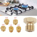 Kit de Boquillas para Estufa de Gas de 5 Piezas - Compatible con la Mayoría de Cocinas de 5 Quemadores, Incluye Tamaños de 0.73mm a 1.15mm para Gas Natural G20 & G25