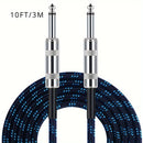 Cable de guitarra, 10 pies/3 m y 20 pies/6 m y 32 pies/10 m Cable de bajo para instrumento eléctrico de escenario Cable AMP Cable recto a recto o a ángulo recto Eid Al-Adha Mubarak