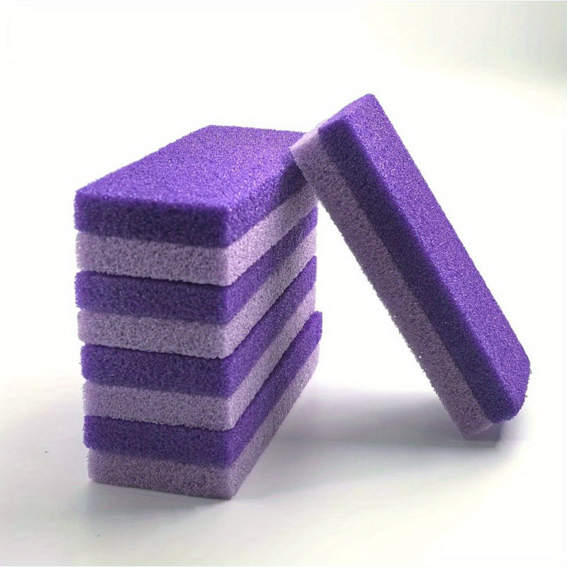 Piedra de afilar para pies con espuma de poliuretano, esponja de pimienta de doble cara para eliminar la piel muerta de los pies.