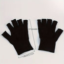 Guantes de luz para uñas - Guantes de cuidado de uñas protectores con protección, sin necesidad de electricidad, para manicura, pedicura, arte de uñas - Compatibles con luces LED y lámparas de uñas - Uso en salones y hogares, herramientas de cuidado de u