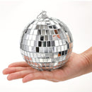 Esfera de vidrio decorativa de 4 pulgadas para fiestas, bodas - Diseño de suspensión no eléctrico adecuado para DJs, clubes, quinceañeras, decoraciones de Navidad, Halloween, Día de San Patricio (Paquete de 1)