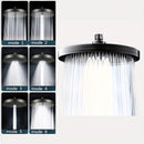 1 pza. Cabezal de ducha ajustable de alta presión, rociador grande de 6 velocidades, cabezal de ducha de mano individual presurizado, rociador de lluvia, accesorios de baño