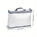 Bolsa De Almacenamiento De Edredón De PVC Transparente, Cubo De Embalaje De Ropa De Cama Transparente, Organizador De Almohada De Manta A Prueba De Polvo