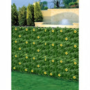 3 rollos de paneles de valla de privacidad de hiedra artificial, longitud total 3.0 metros x 100.0 cm, paneles de valla de hojas de hiedra verde artificial para patio, balcón, jardín, patio trasero, interior y exterior - Cubierta de valla duradera de baj